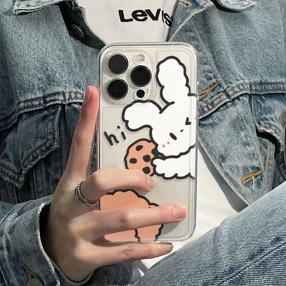 ✅Ốp Điện Thoại Mềm Chống Sốc Hình Cún / Thỏ 5DAD Cho Apple Iphone max 116 1214Pro7813Plus