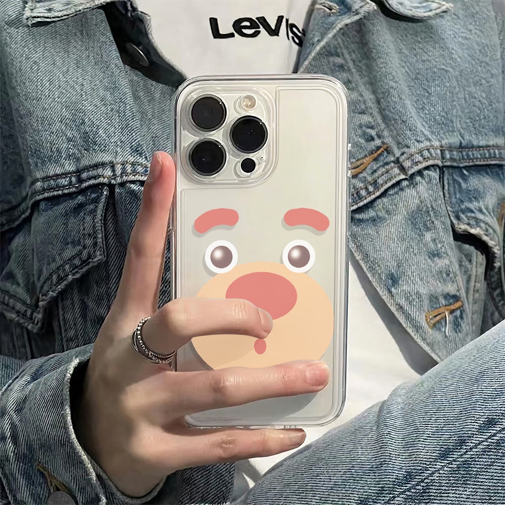 ✅Ốp Điện Thoại Dẻo Họa Tiết Chú Gấu Dễ Thương Chống Sốc Cho iPhone12 14proplus DH6N 786In13Max