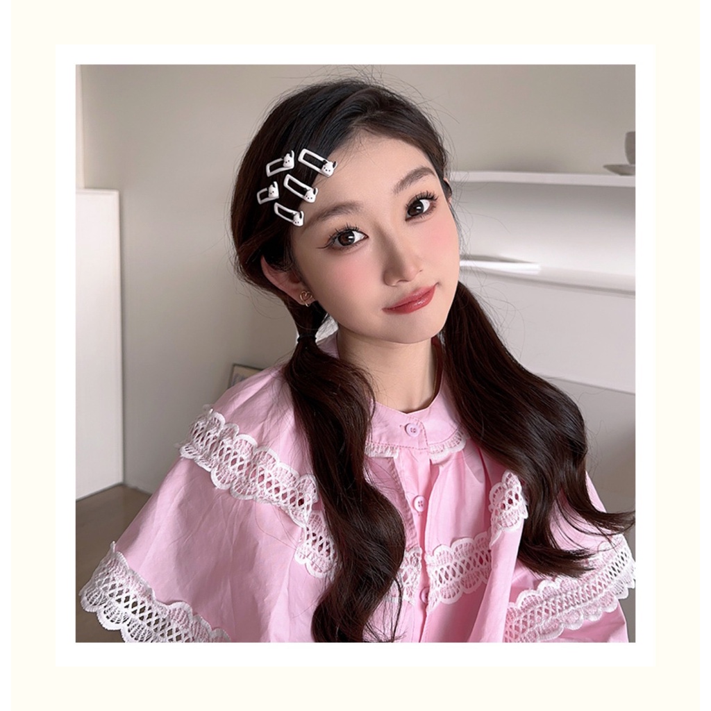 Kẹp Tóc Họa Tiết Hoạt Hình Phong Cách Hàn Quốc Đơn Giản Thời Trang Cho Nữ