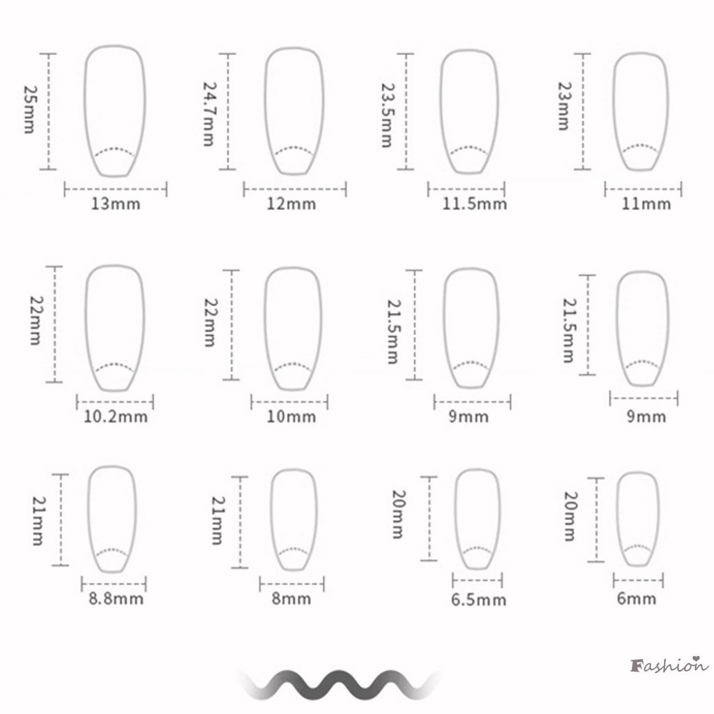 Móng Tay Giả Trong Mờ Họa Tiết Động Vật Nhiều Màu Sắc