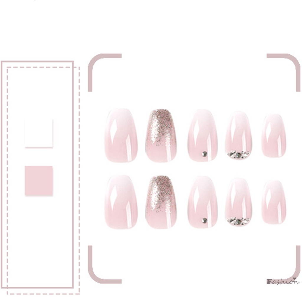 Phụ Kiện Trang Trí Móng Tay Đính Đá Màu Gradient Sang Trọng