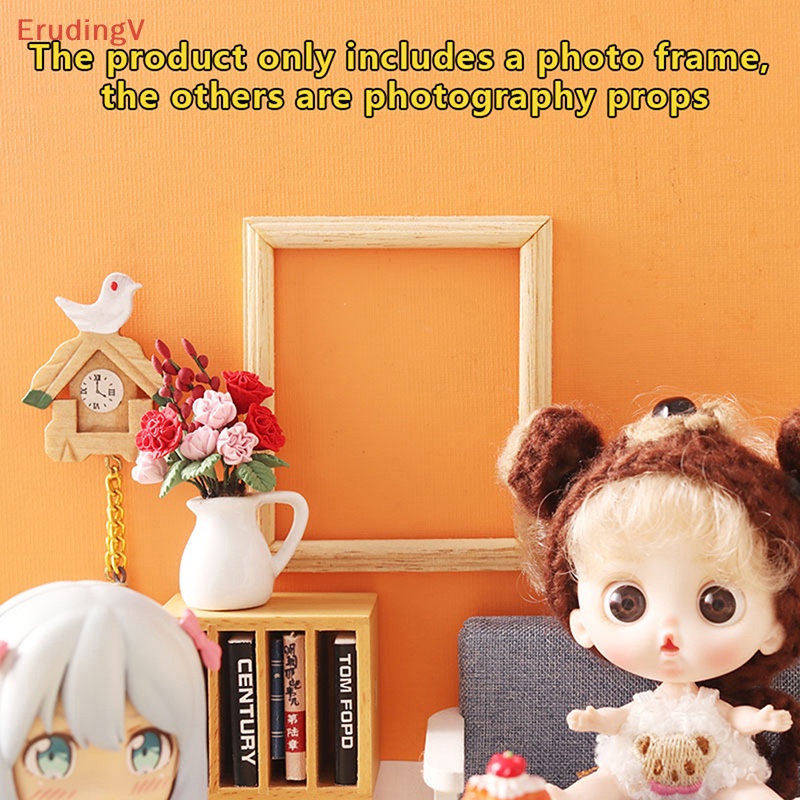 [ErudingV] 1 Khung Ảnh Hình Chữ Nhật Trang Trí Nhà Búp Bê [Mới]