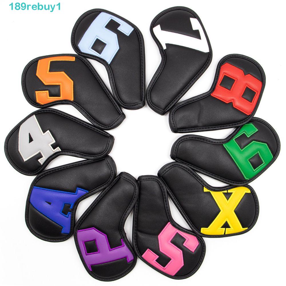 Bộ 10 Vỏ Bọc Gậy Đánh Golf REBUY1 Chống Bụi Màu Gradient Cao Cấp