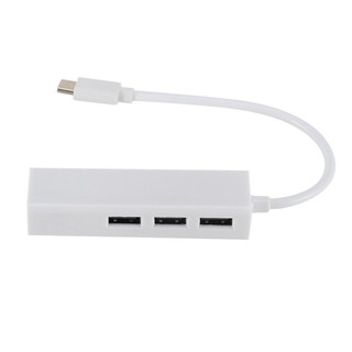 Multiple Usb-C Usb 3.1 Type-C To Rj45 Ethernet Lan Adapter Hub Cable For Macbook Pc [Q/3]