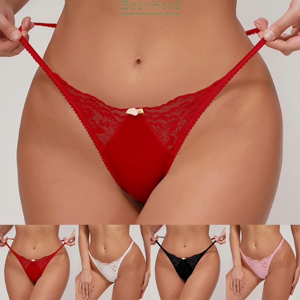 Ladies' Sexy Lace Lingerie Panties Briefs Underwear Knickers Thongs G String T Back#BBHOOD