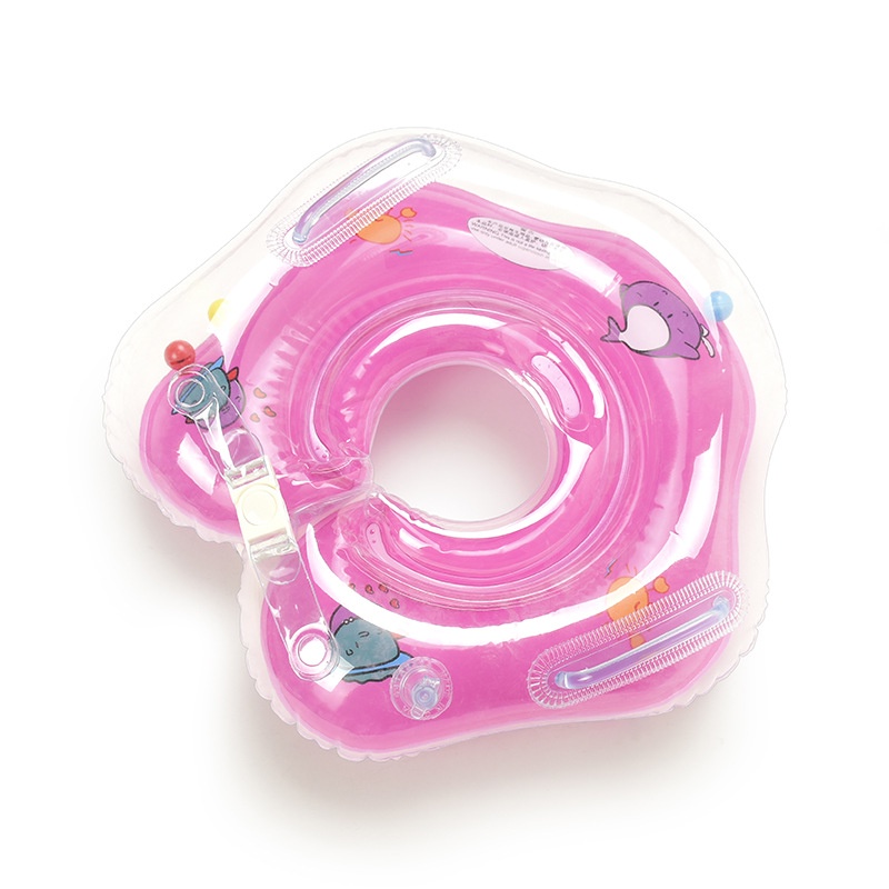 Phao Bơi Bơm Hơi Bằng PVC Dày Hai Lớp 38cm Màu Sắc Ngẫu Nhiên Cho Bé