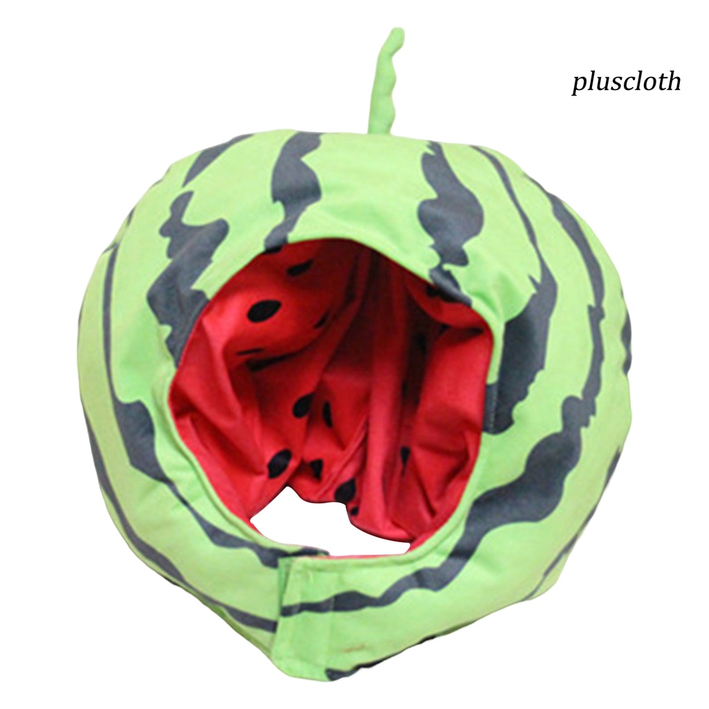 < Plus > Mũ Dưa Hấu Nhồi Bông PP Mềm Mại Không Phai Màu Có Thể Giặt Được Dùng Hóa Trang / Làm Đạo Cụ Chụp Ảnh Tiệc Tùng