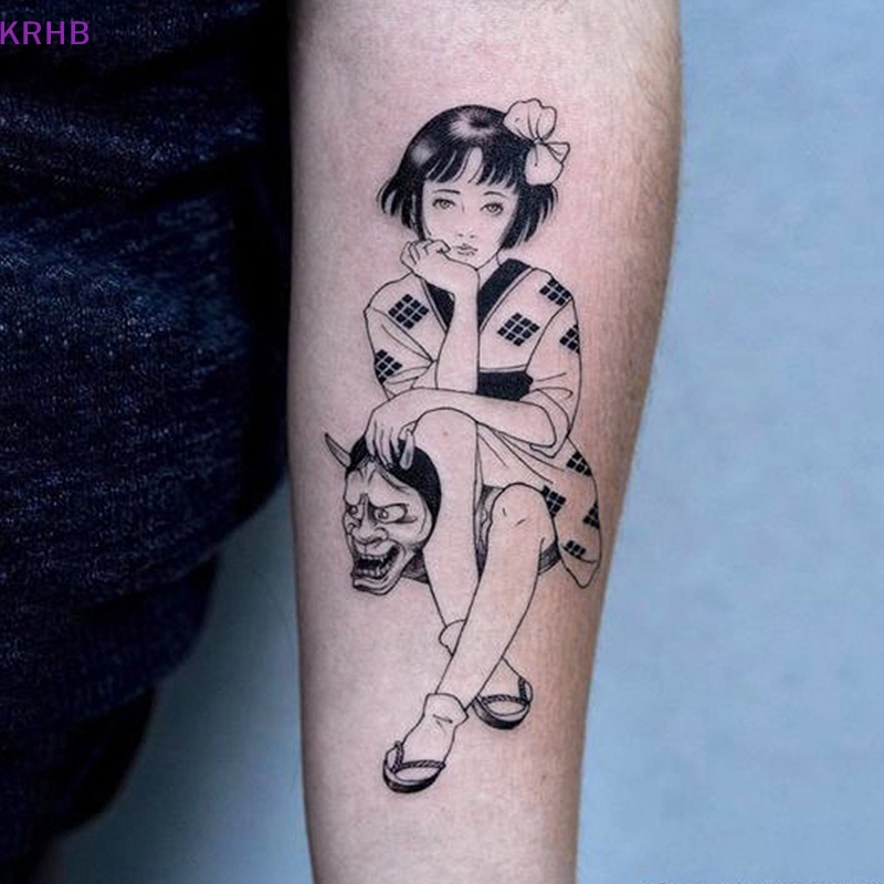 1 Tấm Hình Xăm Dán Tạm Thời Chống Nước Độc Đáo Mới