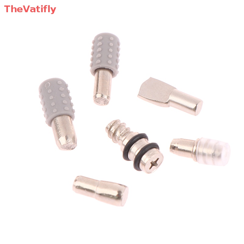 [Thevalifly] Set 10 Chốt Kim Loại Cố Định Tấm Kính Kệ Tủ Đồ Nội Thất