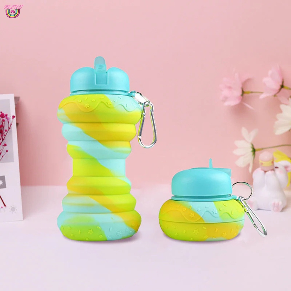 Bình Đựng Nước Bằng Silicone Dung Tích Lớn Tiện Dụng Mang Theo Cắm Trại