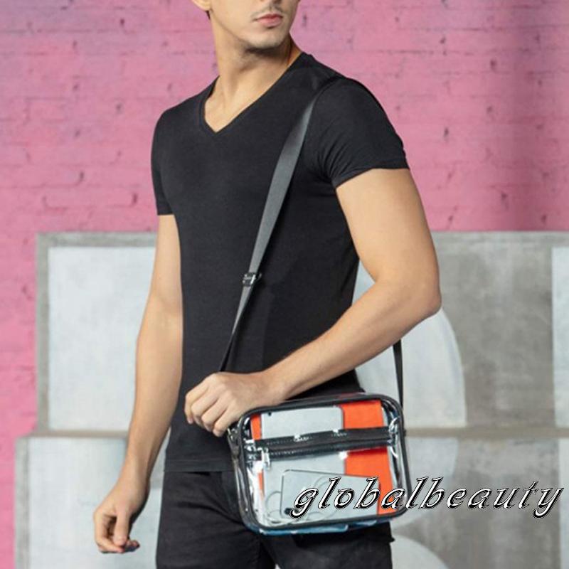 Gb Túi Đeo Chéo Trong Suốt Khóa Kéo Thể Thao Đi Làm / Lễ Hội