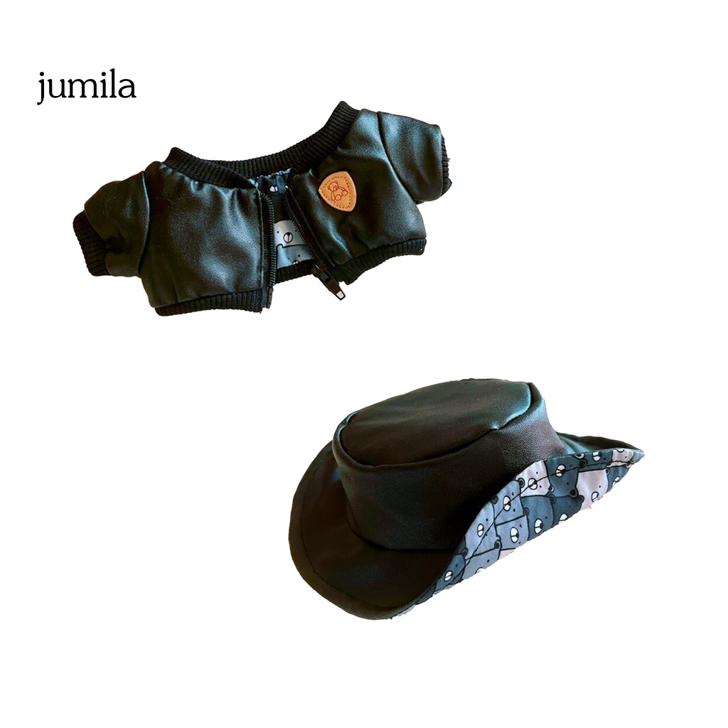 [JU] Áo Khoác Nhẹ Giải Trí Hai Mặt Có Sẵn Mũ Tròn Trang Trí Búp Bê