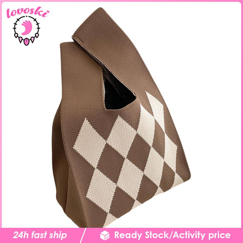 Túi Xách Đan Len Phong Cách Boho Thời Trang Cho Nữ