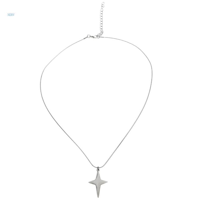 Vòng Cổ Choker Mặt Thánh Giá Bốn Cánh Mũi Nhọn