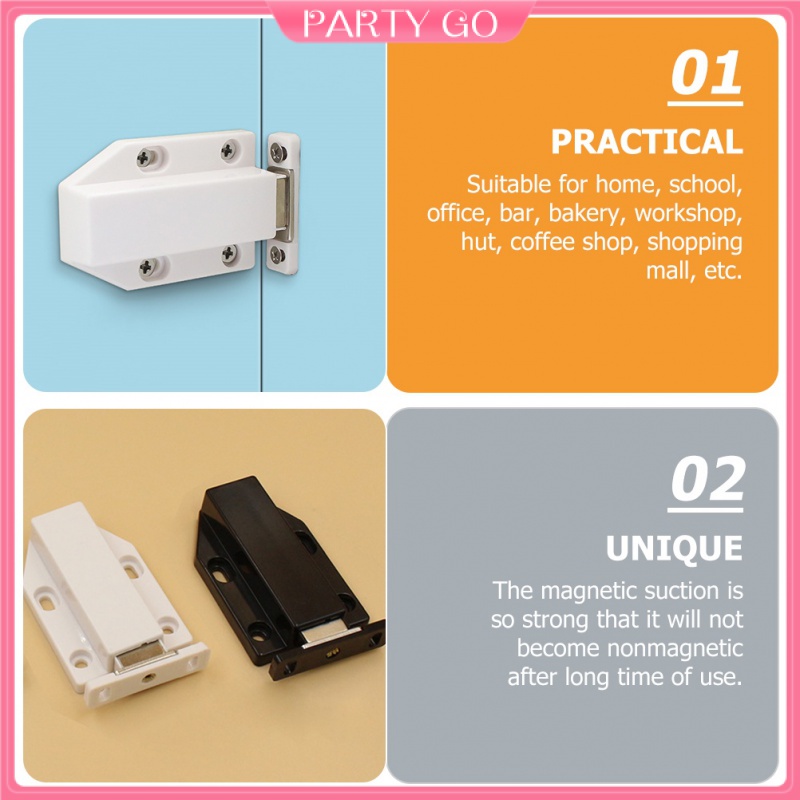 Bộ 2 Con Lăn Từ Tính Bằng Thép Không Gỉ Cho Đồ Nội Thất