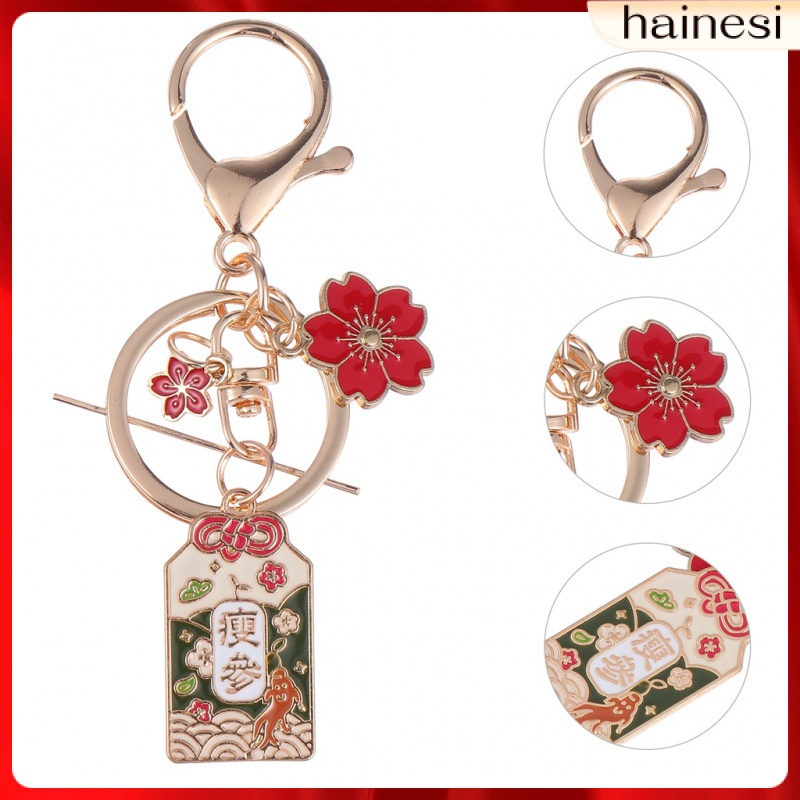 Móc Chìa Khóa / Ví / Túi Xách Hình Động Vật Hoa Anh Đào May Mắn Nhật Bản Thích Hợp Làm Quà Tặng Cho