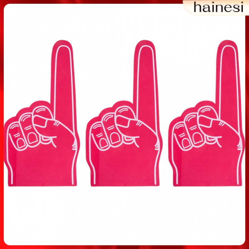 Set 3 Đệm Xốp Cao Bồi Bơm Hơi Đeo Ngón Tay Giảm Tiếng Ồn Dùng Trong Các Bữa Tiệc