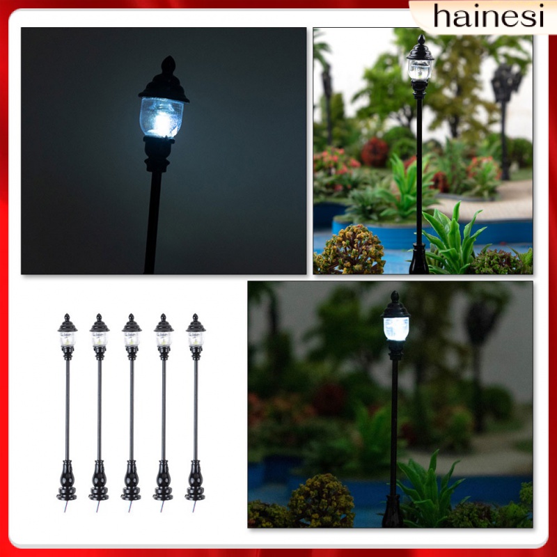 Set 5 Mô Hình Đèn Trang Trí Sân Vườn Phong Cách Vintage