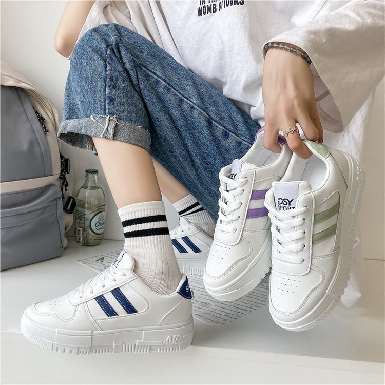 Giày Thể Thao Đế Dày Phong Cách Hàn Quốc Thời Trang Cho Nữ
