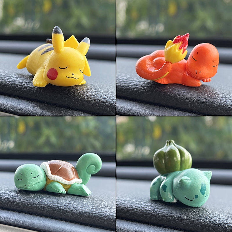 Cute Car Display Screen Lying Decoration Vehicle Center Console Cartoon Car Accessories Car Creativity Doll Fashion 8IMp