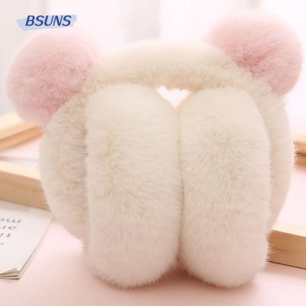 Vỏ Bọc Chụp Tai Bằng Vải Bông Thời Tiết Lạnh Dễ Thương Cho Nữ