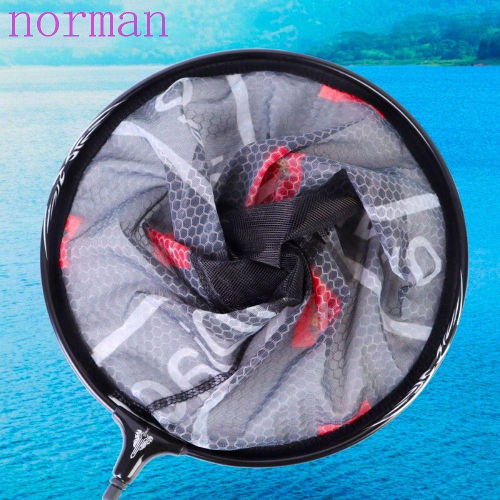 Norman Lưới Đánh Bắt Cá Bằng Carbon Siêu Nhẹ 30CM 40CM Có Thể Gập Lại Tiện Dụng