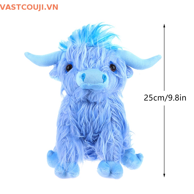 Đồ chơi nhồi bông Hình Bò Vstji Cao 25cm Mềm Mại Trang Trí Nhà Cửa