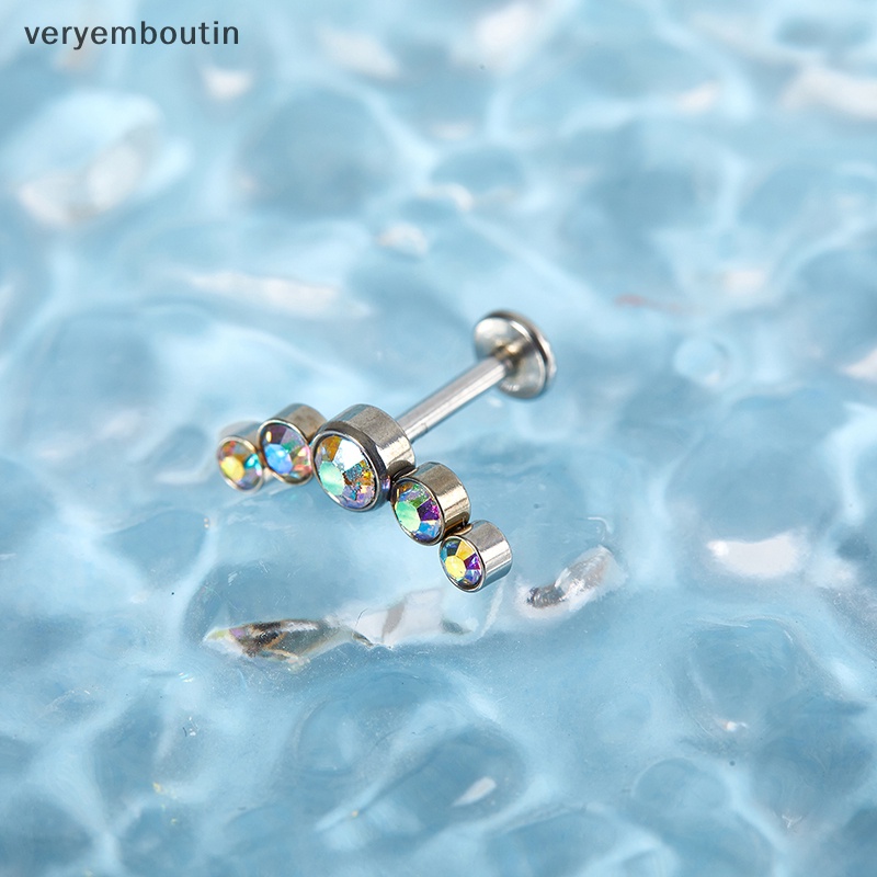 Phụ Kiện Trang Sức Thời Trang Hình Trụ Bằng Thép Không Gỉ Dễ Phối Đồ