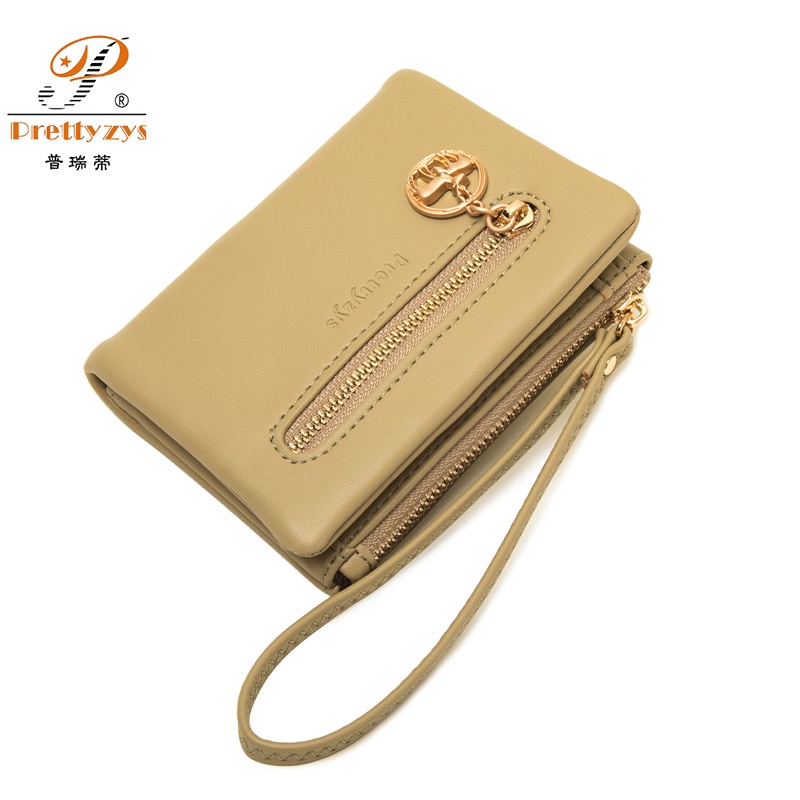 Ví Gấp Hai Lần Có Dây Đeo Cổ Tay Thời Trang Dành Cho Nữ