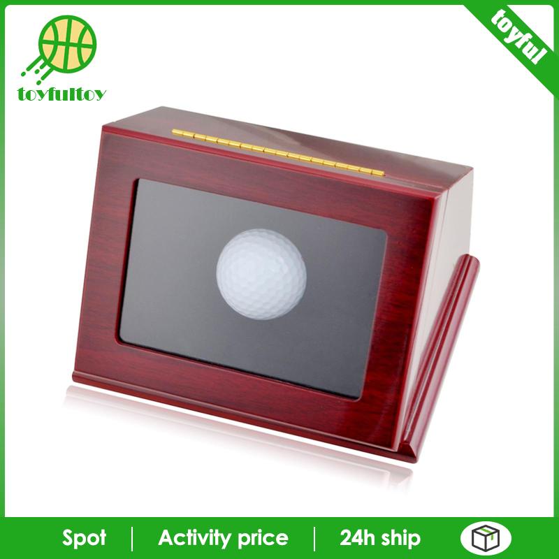 Hộp Gỗ Trong Suốt Trưng Bày Bóng Golf Tiện Dụng