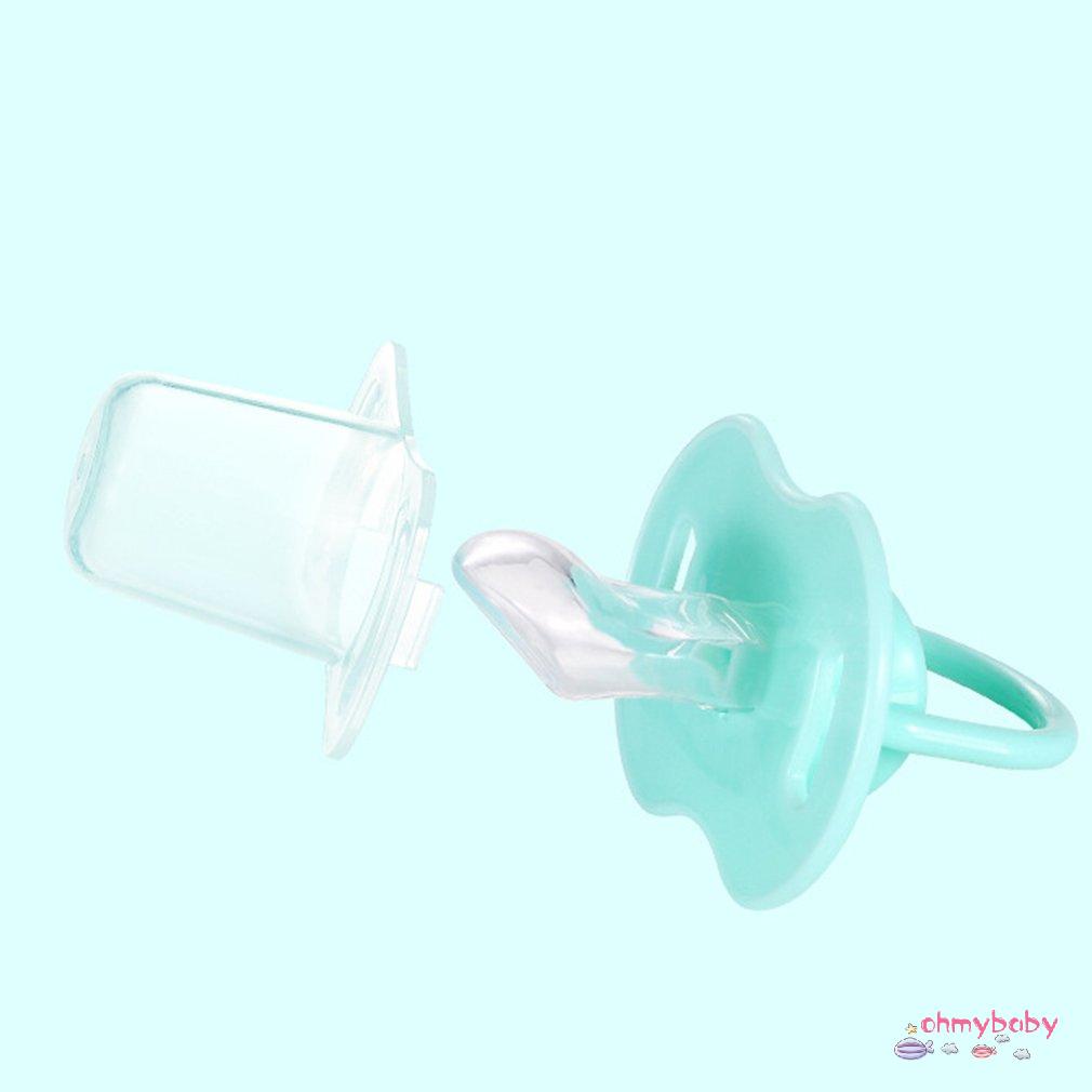 [Ready] Núm Vú Giả In Hình Hoạt Silicon Cho Trẻ Sơ Sinh Có Lớp Phủ Bụi Phát Triển Bé Từ 0-18 Tháng Màu Sắc &amp; Dạng Ngẫu Nhiên [Z/9]