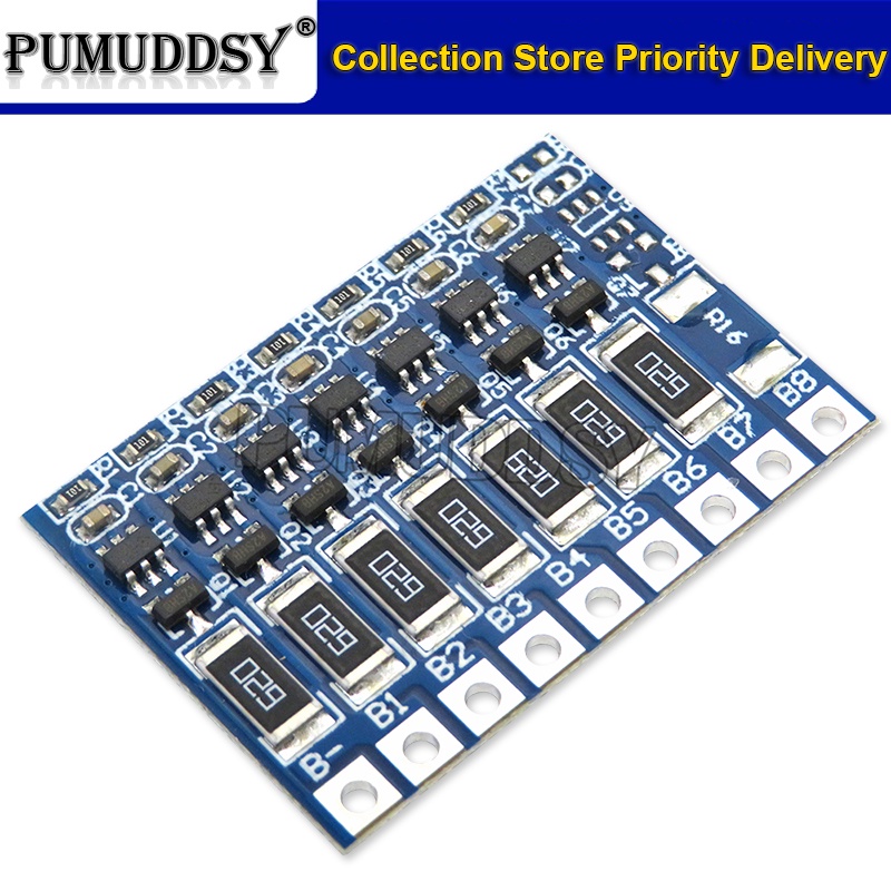Bảng Mạch Cân Bằng Sạc Pin Lithium 3S 4S 5S 6S 7S 8S BMS 18650