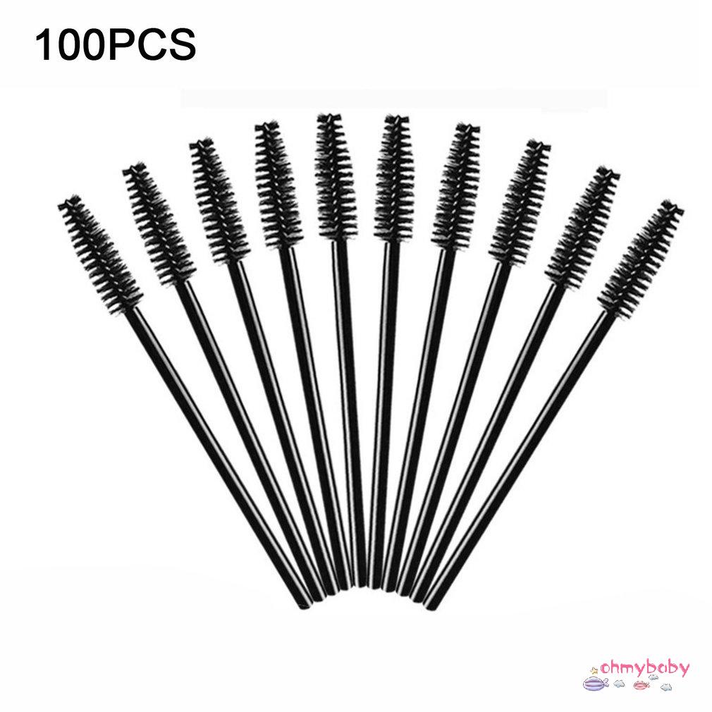 [Ready] 100 Chiếc Mascara Cây Đũa Phép Dùng Một Lần Chải Mi Ống Cuộn Lông Mày Nối Dài Applicator Dụng Cụ Trang Điểm Cọ [Z/14]