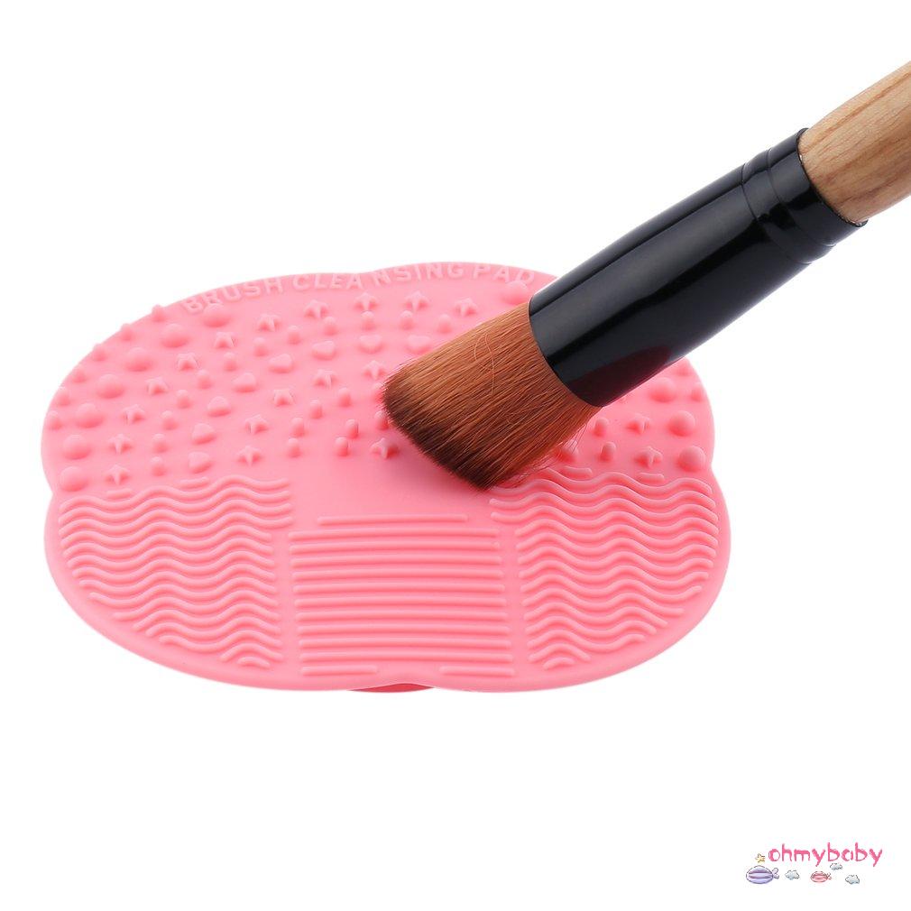 [OMB] Chuyển Động Tròn Cọ Trang Điểm Silicone Bụi Giặt Chà Ban Vệ Sinh Thảm Lót 9Cm X Dùng Cho Gia Đình Và Du Lịch [Z/1]
