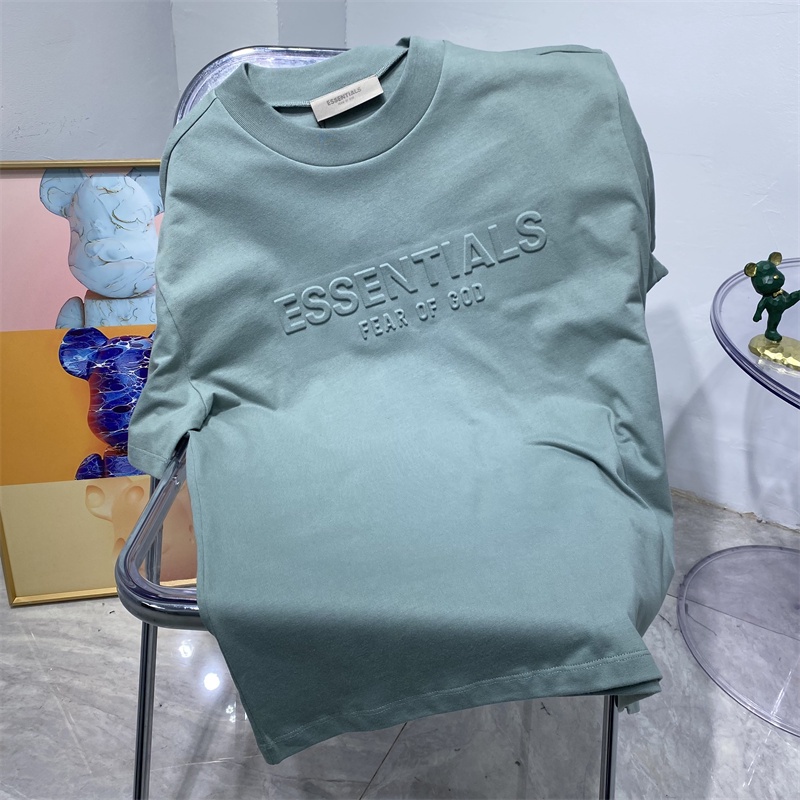 Ess &amp; Ant-IALS88-Trend Áo Thun Cổ Thuyền Thủ Công In Chữ Phong Cách Đường Phố Cổ Điển Thời Trang Cao Cấp Cho Nam Và Nữ