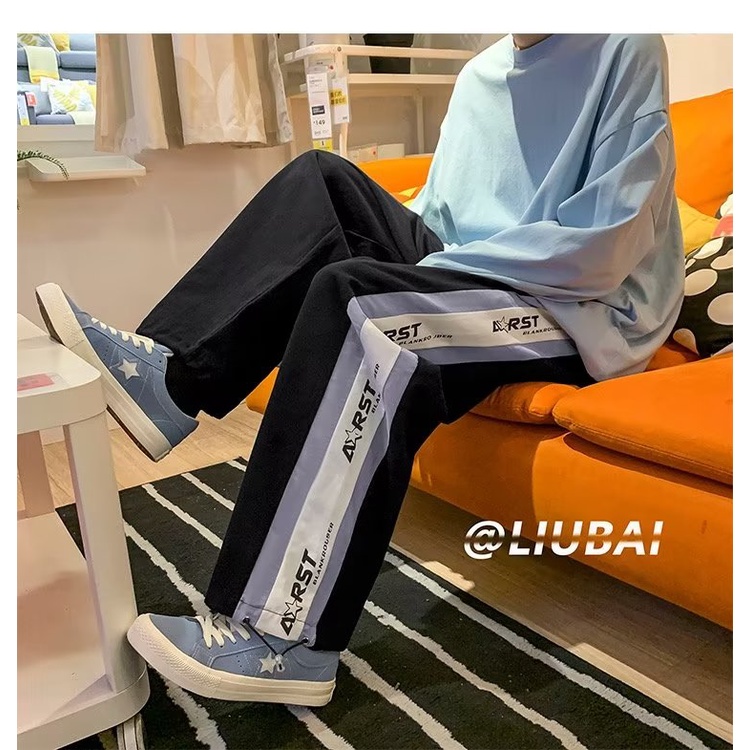 Quần Dài Dáng Rộng Mỏng Màu Sắc Ngọt Ngào Phong Cách Hip Hop Đường Phố Thời Trang Mùa Hè Cho Nữ