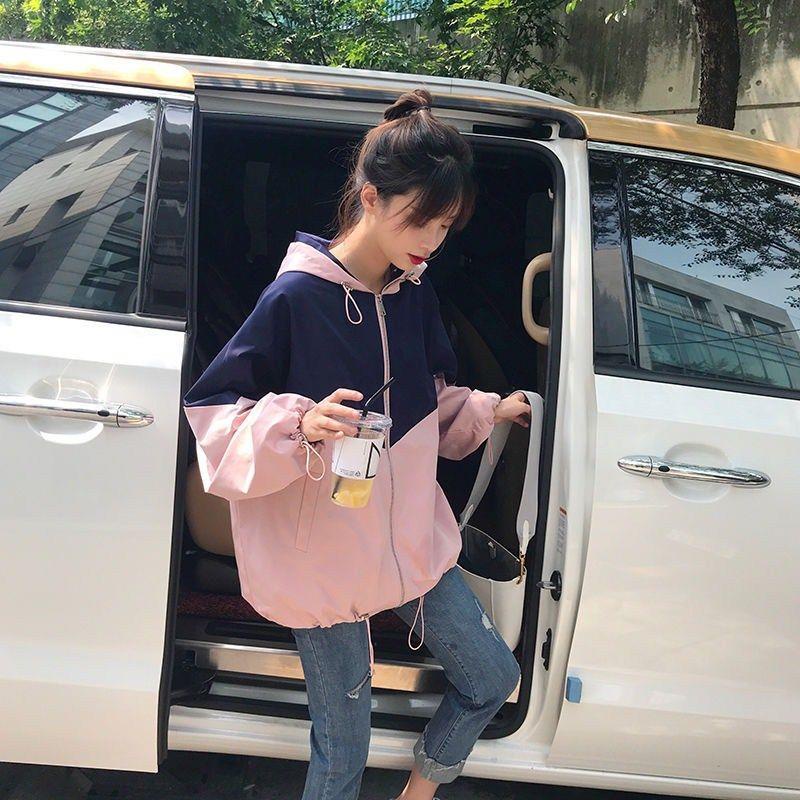 Áo Khoác Cardigan Mỏng Có Nón Chống Nắng Dáng Rộng Thời Trang Xuân Hè Phong Cách Hàn Quốc Mới Cho Nữ Sinh