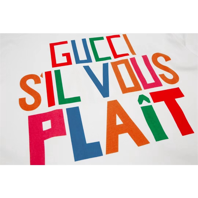 Áo Thun Tay Ngắn Cổ Tròn In Chữ G-U88C-C 88- Thời Trang Đường Phố