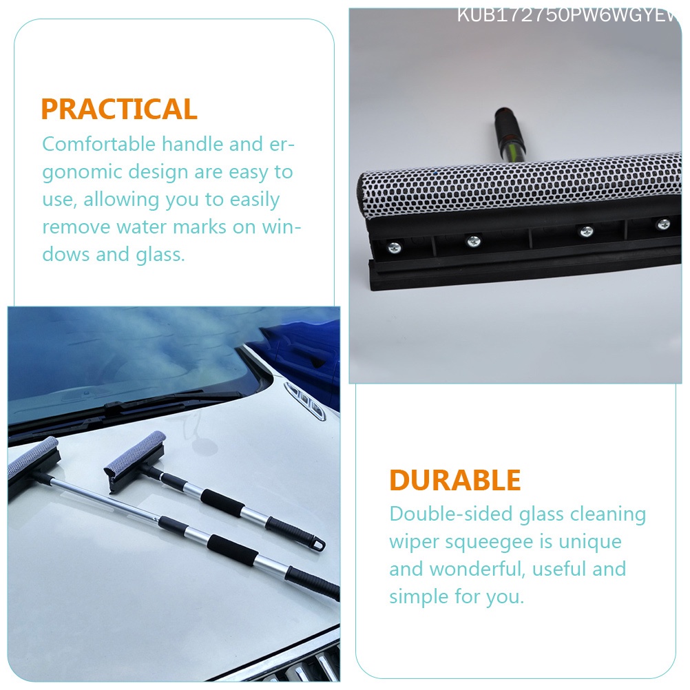 Dụng Cụ Cây Lau Cửa Kính Bằng Thép Không Gỉ Có Tay Cầm Tiện Lợi