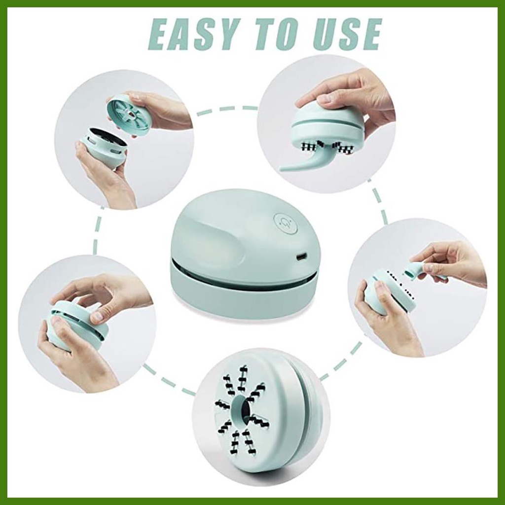 Máy Hút Bụi Mini Để Bàn Tiết Kiệm Năng Lượng Sạc USB Đa Năng Cho Nhà Ở / Văn Phòng