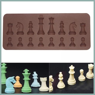 Khuôn silicone làm sô cô la / sô cô la hình cờ vua quốc tế