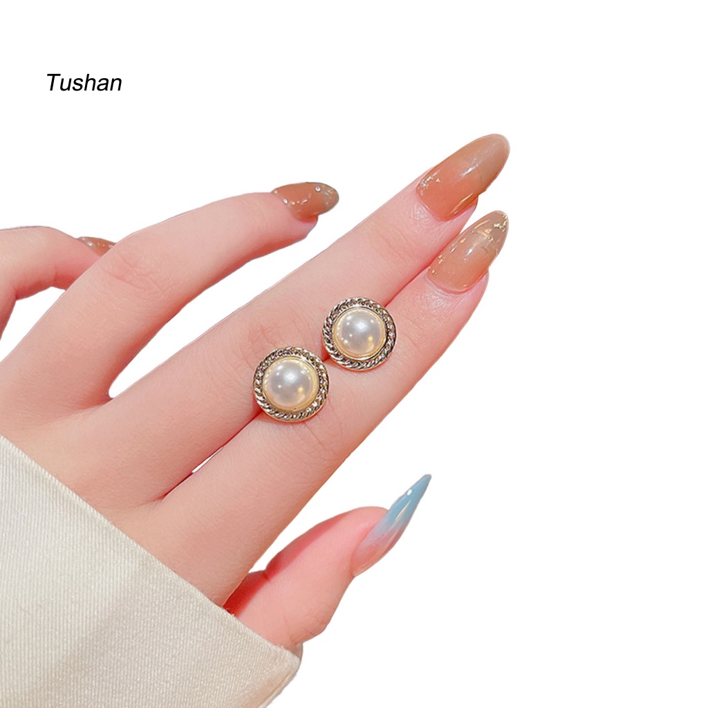 1 Đôi Bông Tai Hình Trái Tim Đính Đá Lấp Lánh Dành Cho Nữ