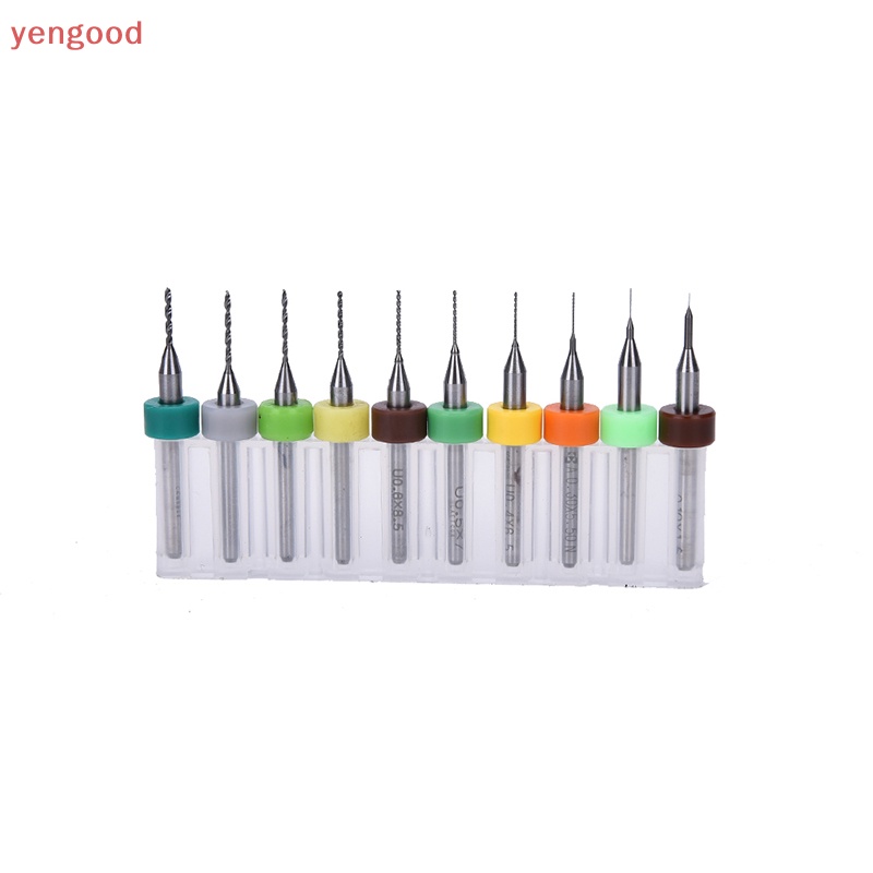 Set 10 Mũi Khoan 0.1mm-1.0mm PCB CNC Chuyên Dụng