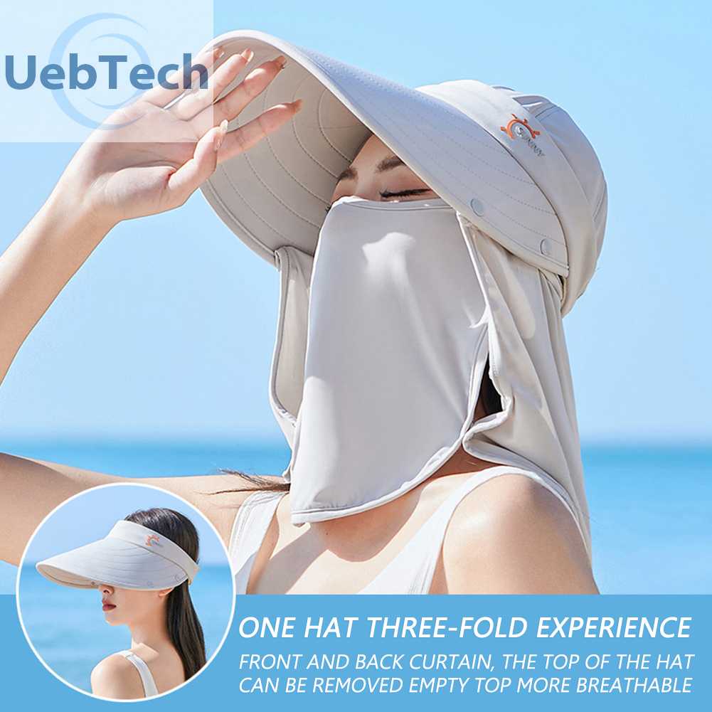 Nón Tai Bèo Chống Tia UV Thoáng Khí Có Thể Tháo Rời Cho Nam Nữ