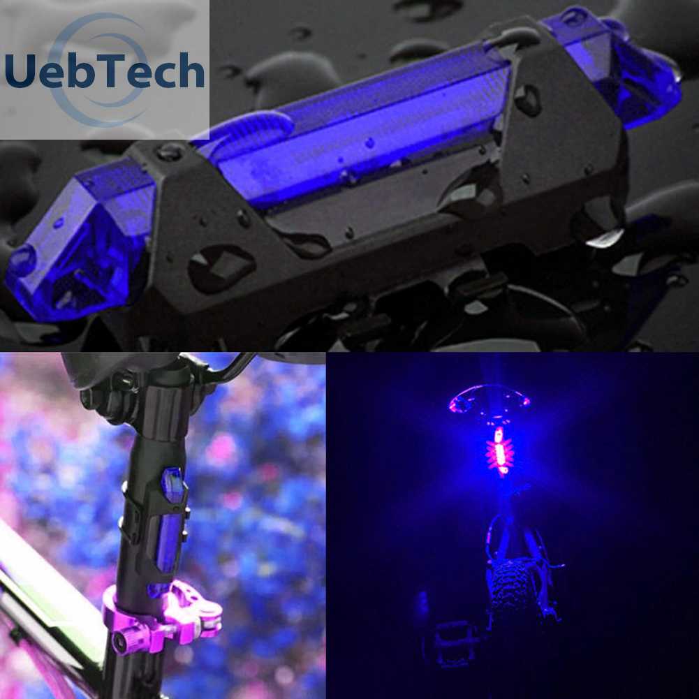 Đèn LED Cảnh Báo Gắn Đuôi Xe Đạp Chống Nước Có Thể Sạc Lại Bằng Cổng USB