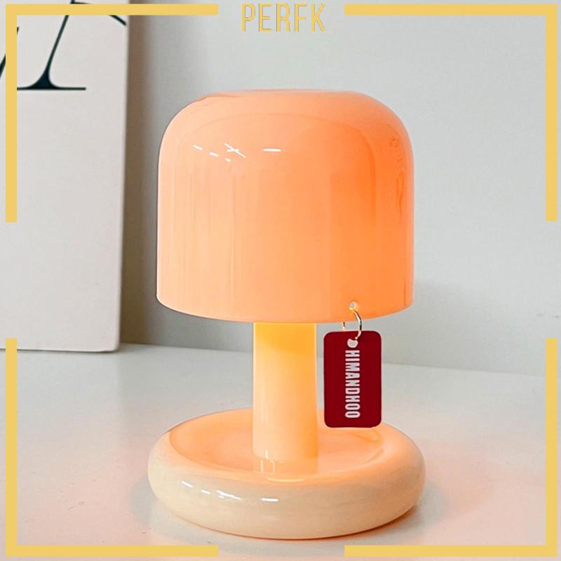 [Perfk] Đèn Ngủ Để Bàn Mini Hình Cây Nấm Cho Phòng Trẻ Em