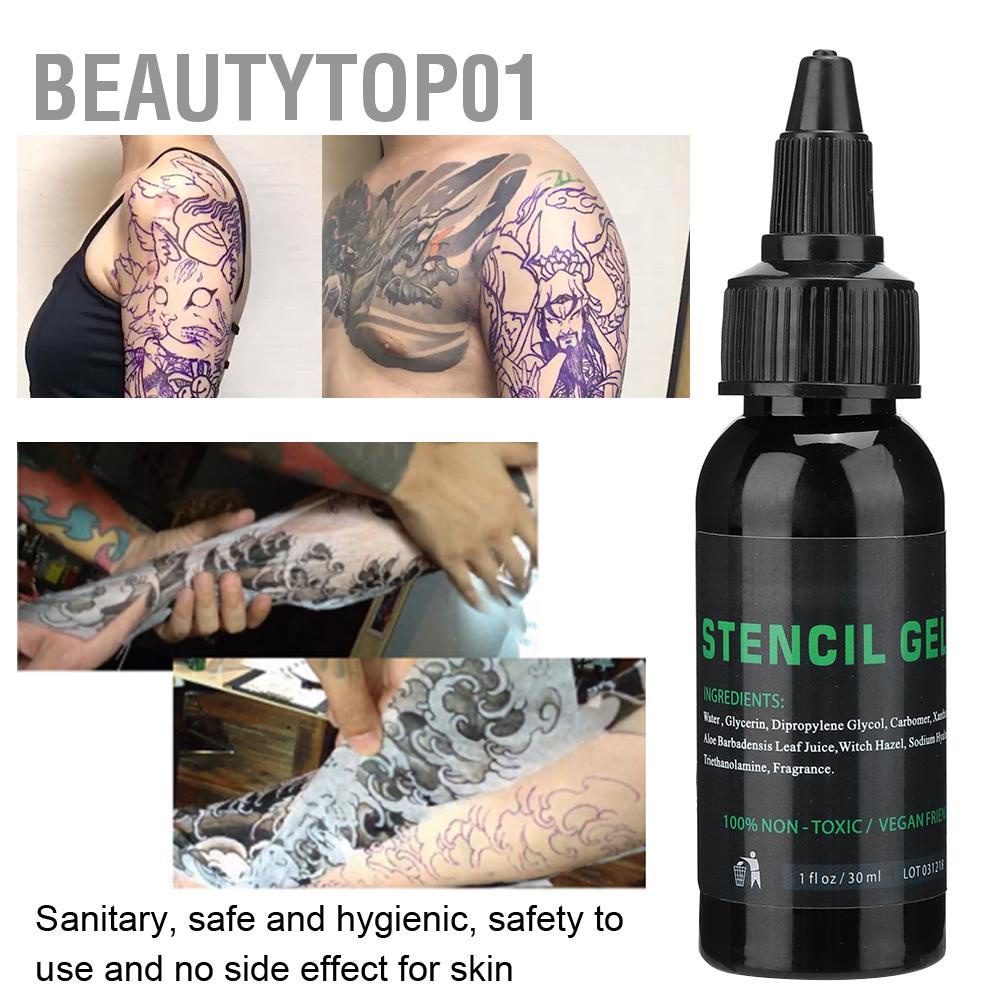 Gel scan hình xăm chất lượng tốt  - Gel dán hình xăm lên da BeautyTop01