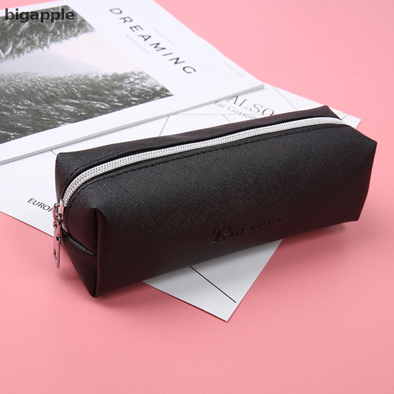 Bóp Viết Giả Da Màu Đen Sức Chứa Lớn Tiện Lợi Cho Nữ