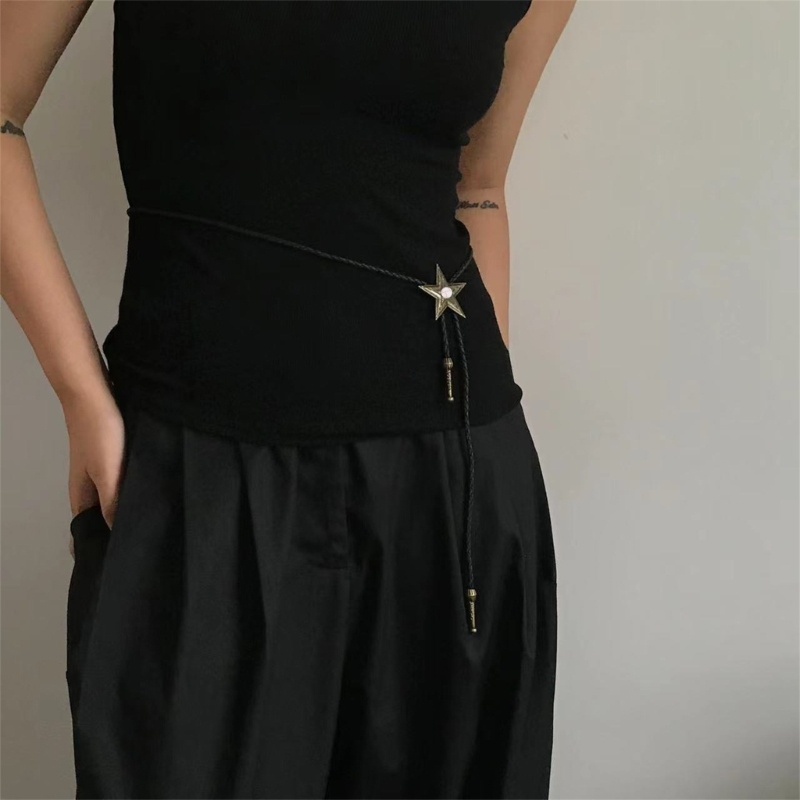 Cà Vạt Bolo Màu Ngọc Lam Phong Cách Cao Bồi Vintage Phương Tây Cho Nam