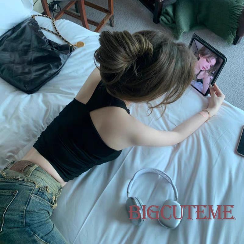 Áo Croptop Sát Nách Màu Sắc Thời Trang Mùa Hè Quyến Rũ Cho Nữ